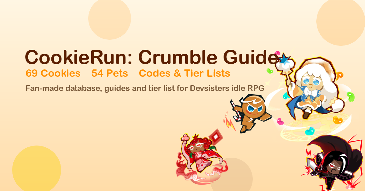 CookieRun: Crumble October 8 Update — Chardonnay & Arena